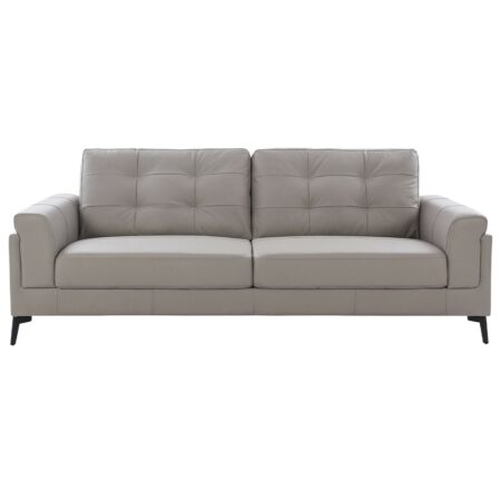 Scottsdale Leather Channel Back Sofa