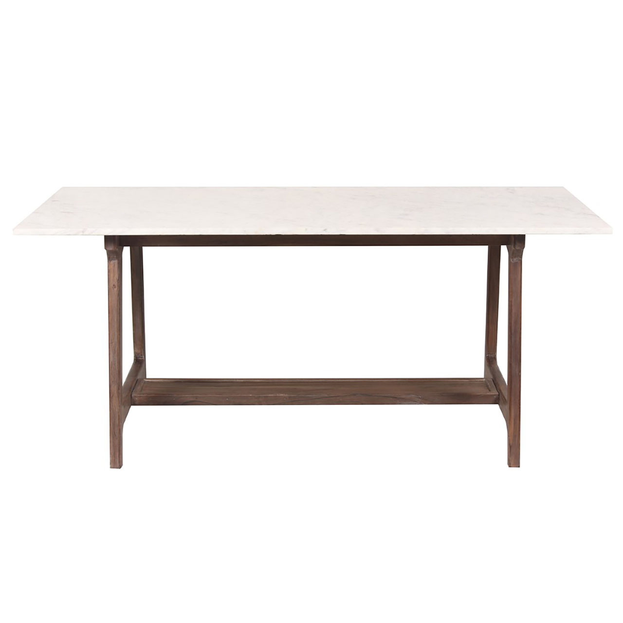 Aspen Mango Wood Marble Top Dining Table