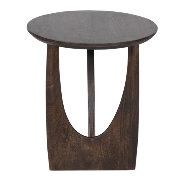 Abstract Mango Round Side Table