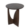 Abstract Mango Round Side Table