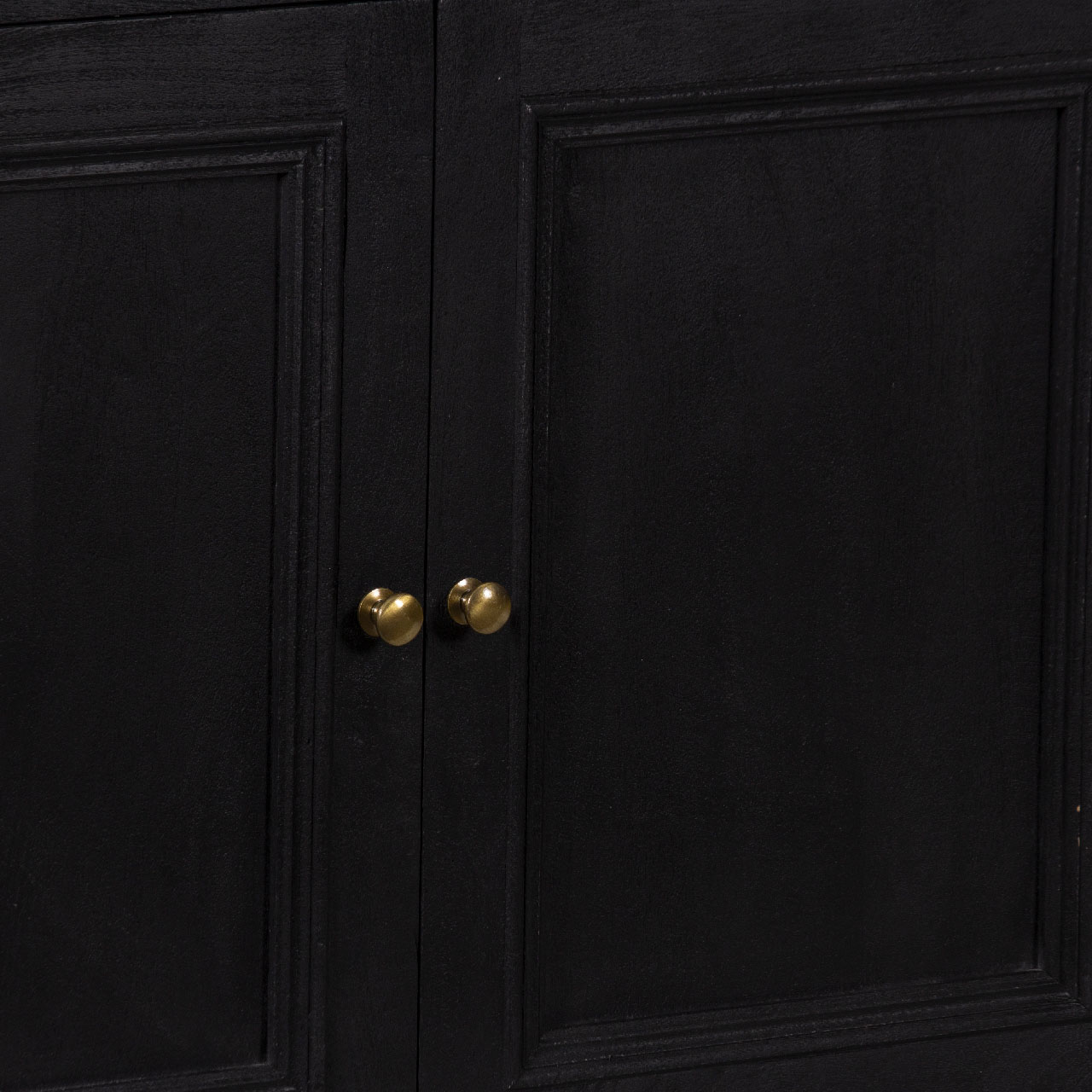 Adelind Mango Wood Marble Top 2 Door Cabinet 2 Drawers