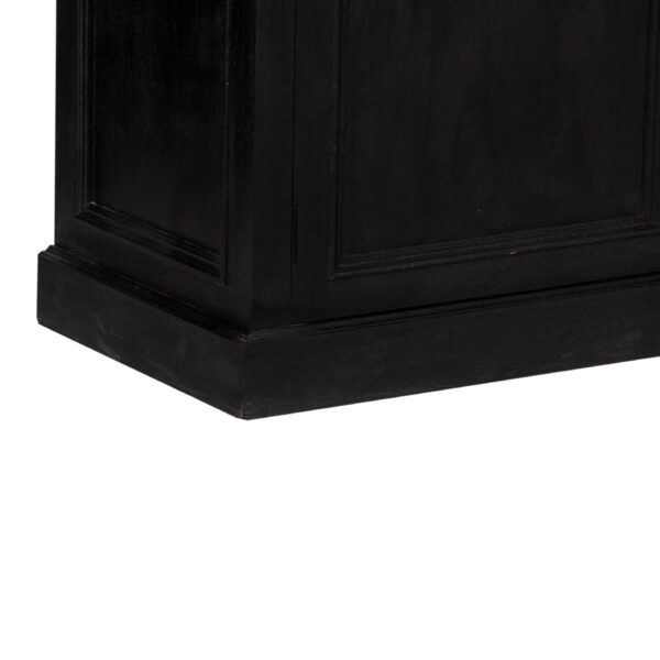 Adelind Mango Wood Marble Top 4 Door Cabinet 4 Drawers