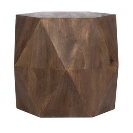 Aidan Mango Wood Diamond Side Table Large