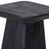 Aisne Mango Wood Black Side Table