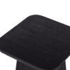 Aisne Mango Wood Black Side Table