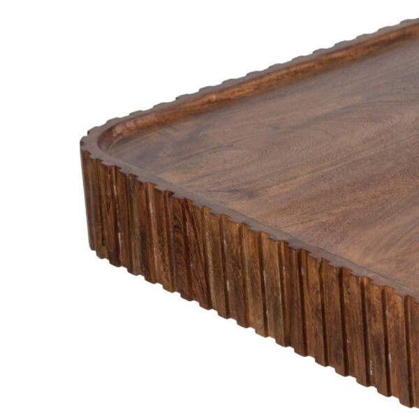 Ajman Acacia Wood Coffee Table Washed Walnut