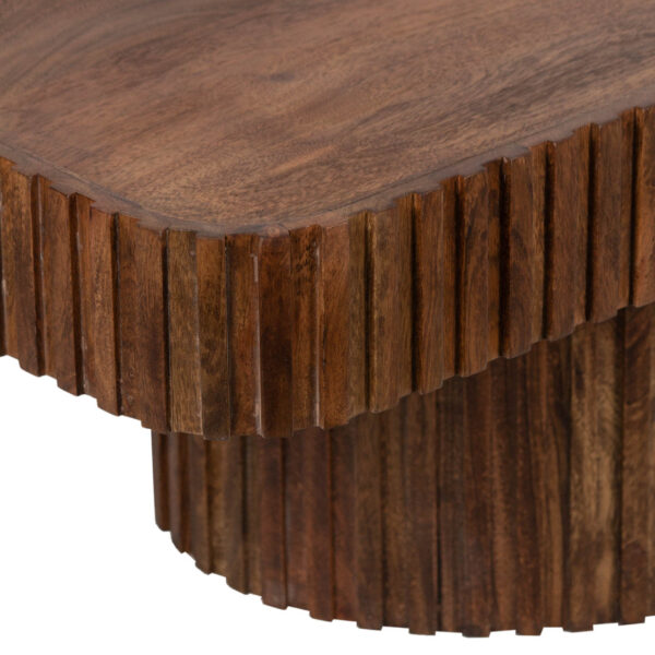 Ajman Acacia Wood Coffee Table Washed Walnut