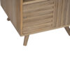 Alba Mango Wood Push Open 1 Drawer 1 Open Shelf Side Table