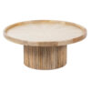 Albero Mango Wood Round Tray Top Coffee Table