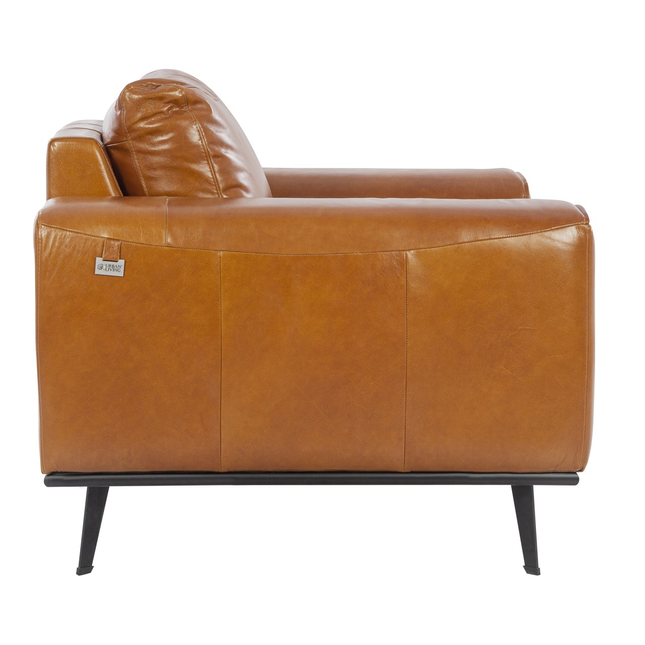 Alberta Brompton Cognac Leather Armchair B