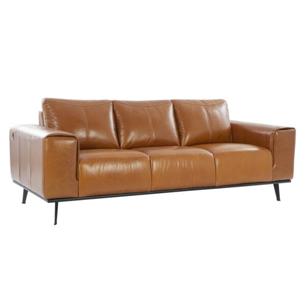 Alberta Brompton Cognac Leather Sofa A