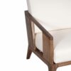 Alex Mango Wood Loft Fabric Arm Chair