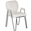 Alfred Metal Fabric Arm Chair A