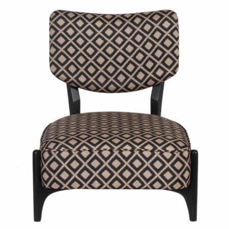 Alison Mango Wood Fabric Chair
