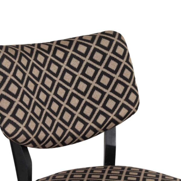 Alison Mango Wood Fabric Chair D