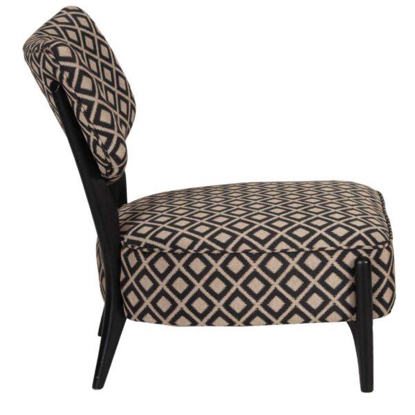 Alison Mango Wood Fabric Chair E