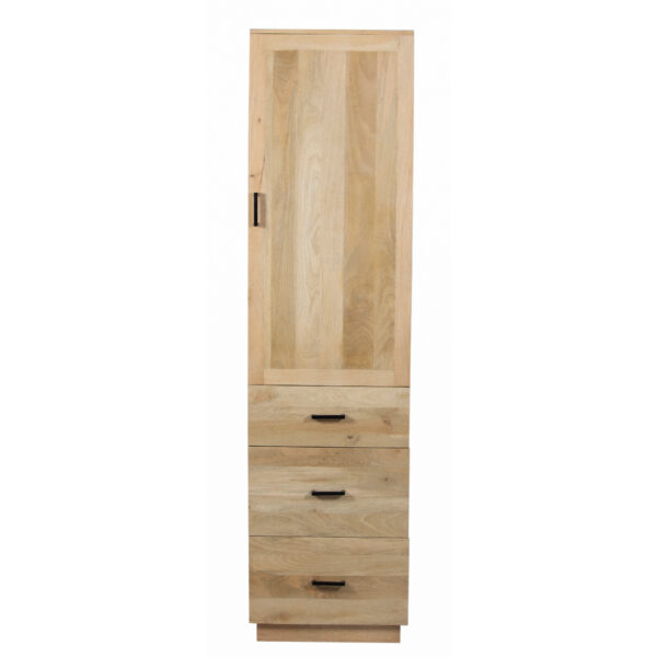 Allan Mango Wood Wood 1 Door Wardrobe