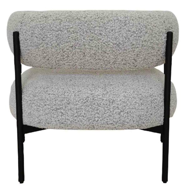 Allie Metal Fabric Accent Chair