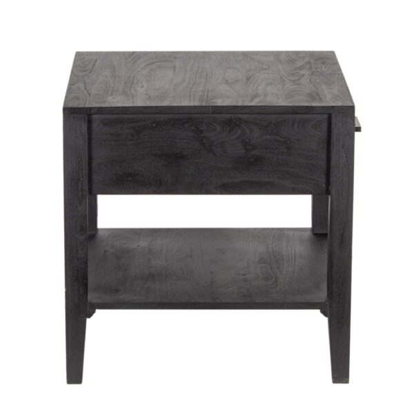 Alpena Acacia Wood 1 Drawer Bedside Table