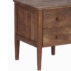 Anbu Acacia Sandblasted Walnut Bedside Table