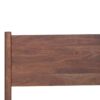 Anbu Acacia Sandblasted Walnut Queen Bed Mattress 60x80