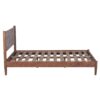 Anbu Acacia Sandblasted Walnut Queen Bed Mattress 60x80