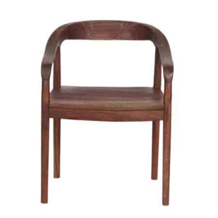 Anbu Acacia Wood Dining Armchair