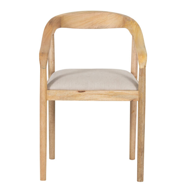 Anbu Mango Wood Dining Arm Chair