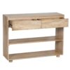 Anton Mango Wood 2 Drawer Console Table