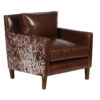 Arhaus Brompton Leather Hide Arm Sofa