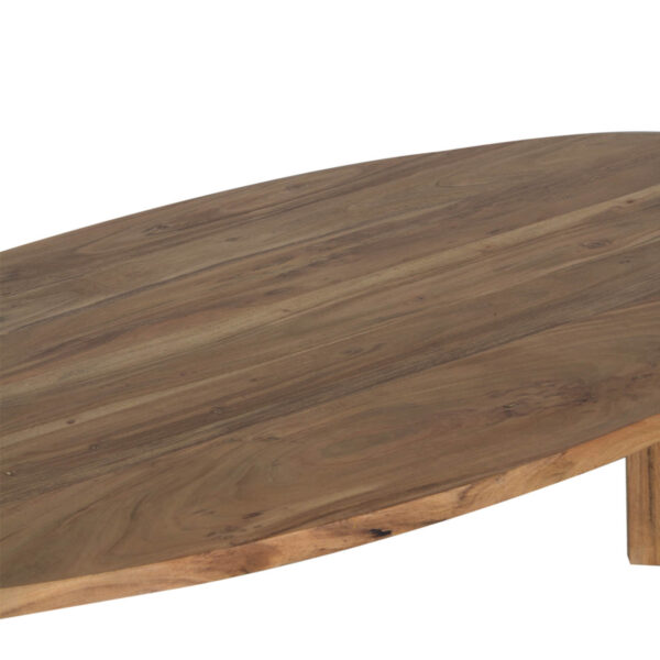 Aria Acacia Wood Oval Coffee Table C