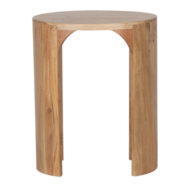 Aria Acacia Wood Oval Side Table