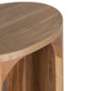 Aria Acacia Wood Oval Side Table C
