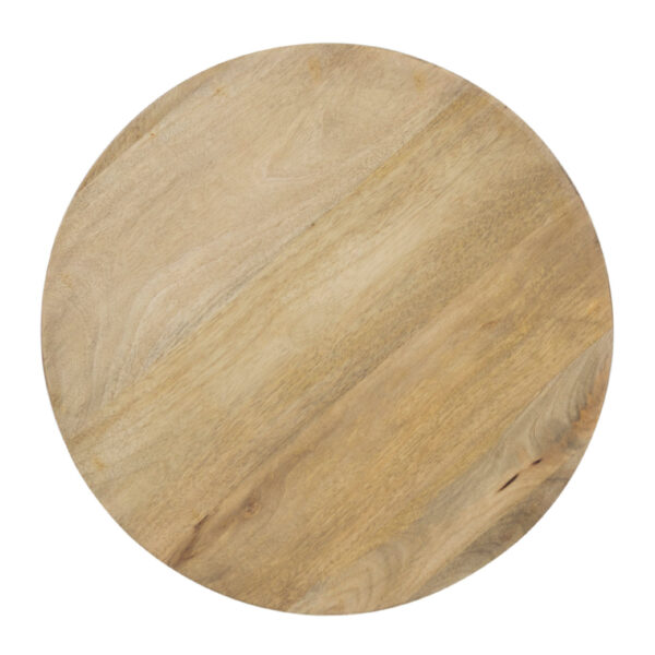 Athena Mango Wood Round Side Table Table