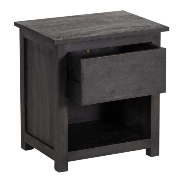 Atwell Mango Wood 1 Drawer Side Table