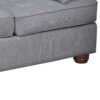 Aurora Grey Love Seat Sofa