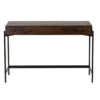 Austin Mango Wood Metal Base 3 Drawer Desk