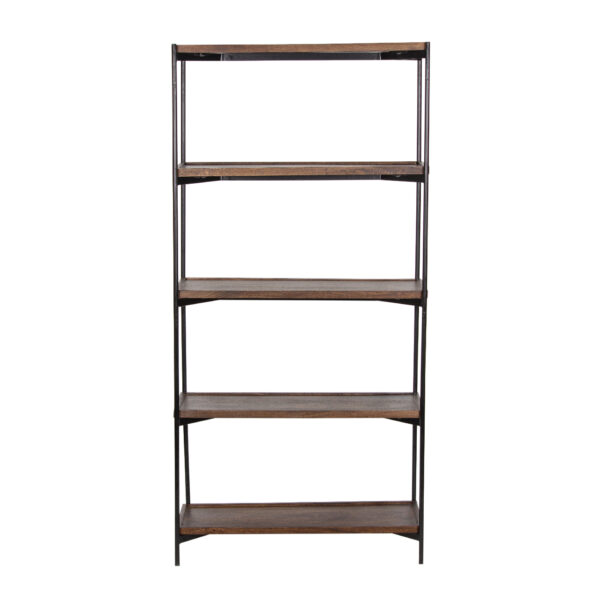 Austin Manog Wood Metal Frame Bookshelf