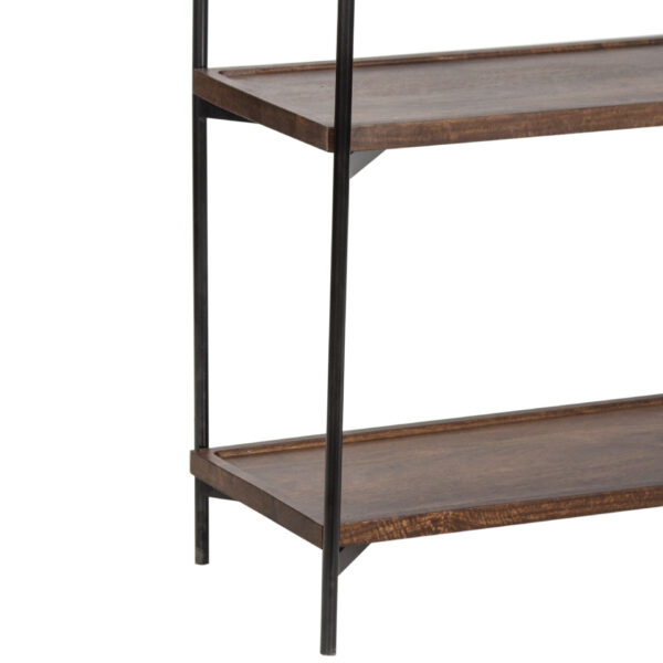 Austin Manog Wood Metal Frame Bookshelf