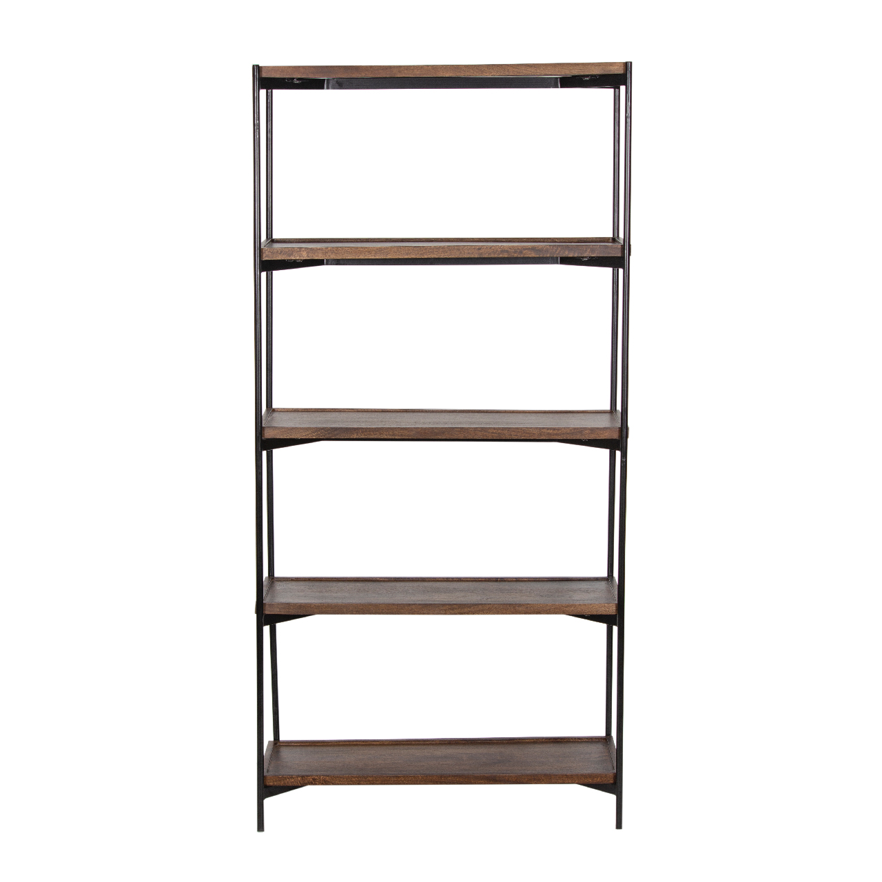 Austin Manog Wood Metal Frame Bookshelf