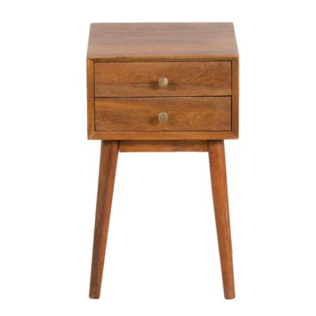 Avalon Mango Wood 2 Drawer Night Stand