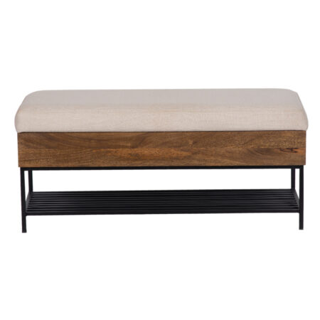 Avenue Acacia with Metal Storage Bench