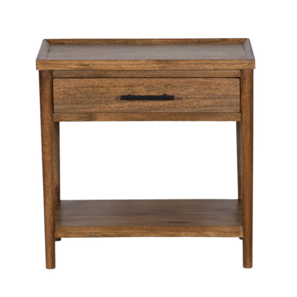 Avika Mango Wood 1 Drawer Side Table