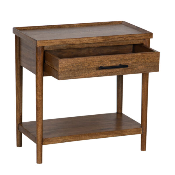 Avika Mango Wood 1 Drawer Side Table