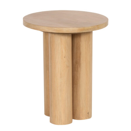 Baarlo Mango Wood Round Side Table