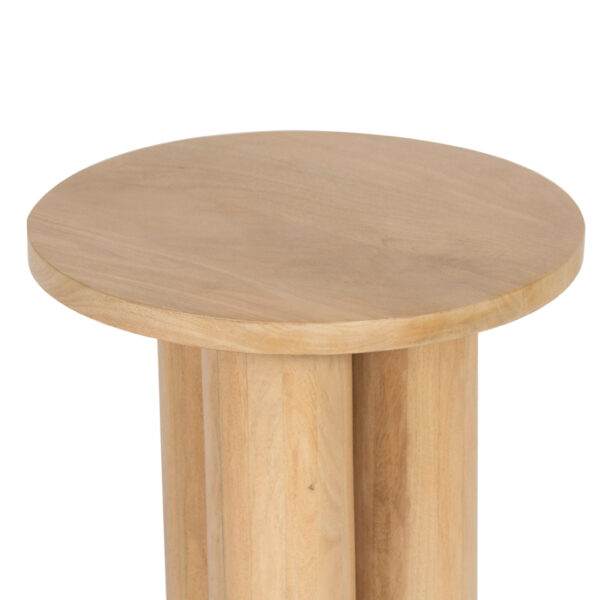 Baarlo Mango Wood Round Side Table