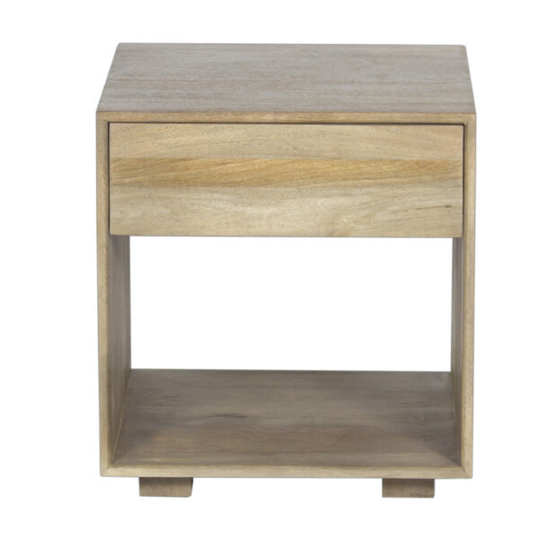 Banff Mango Wood 1 Drawer Side Table