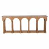 Barcelona Oak Wood Console Table Large