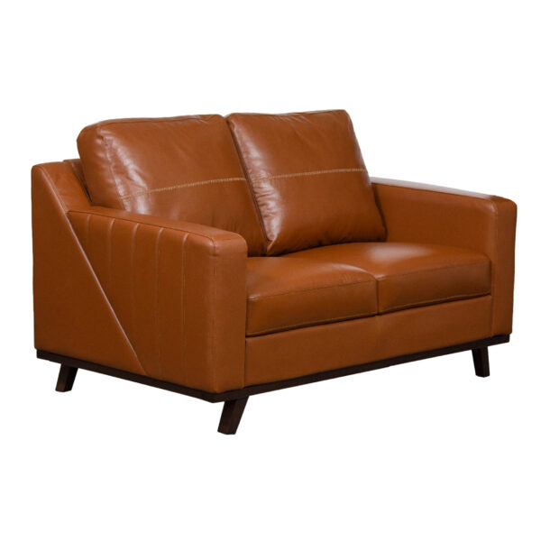 Batavia Tan Love Seat Sofa