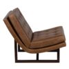 Belgian Mango Wood Leather Chair